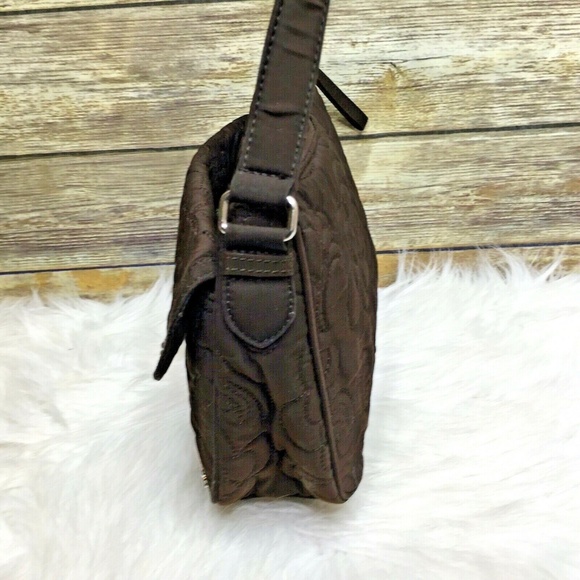 Vera Bradley Bags Vera Bradley Brown Quilted Purse Shoulder Bag